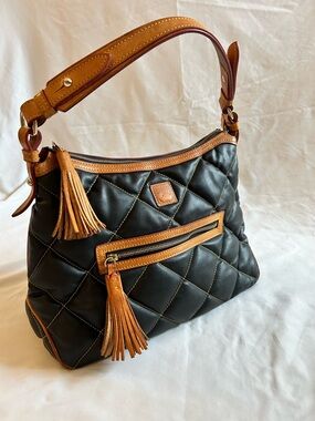 Dooney & Bourke Black Quilted Shoulder Bag